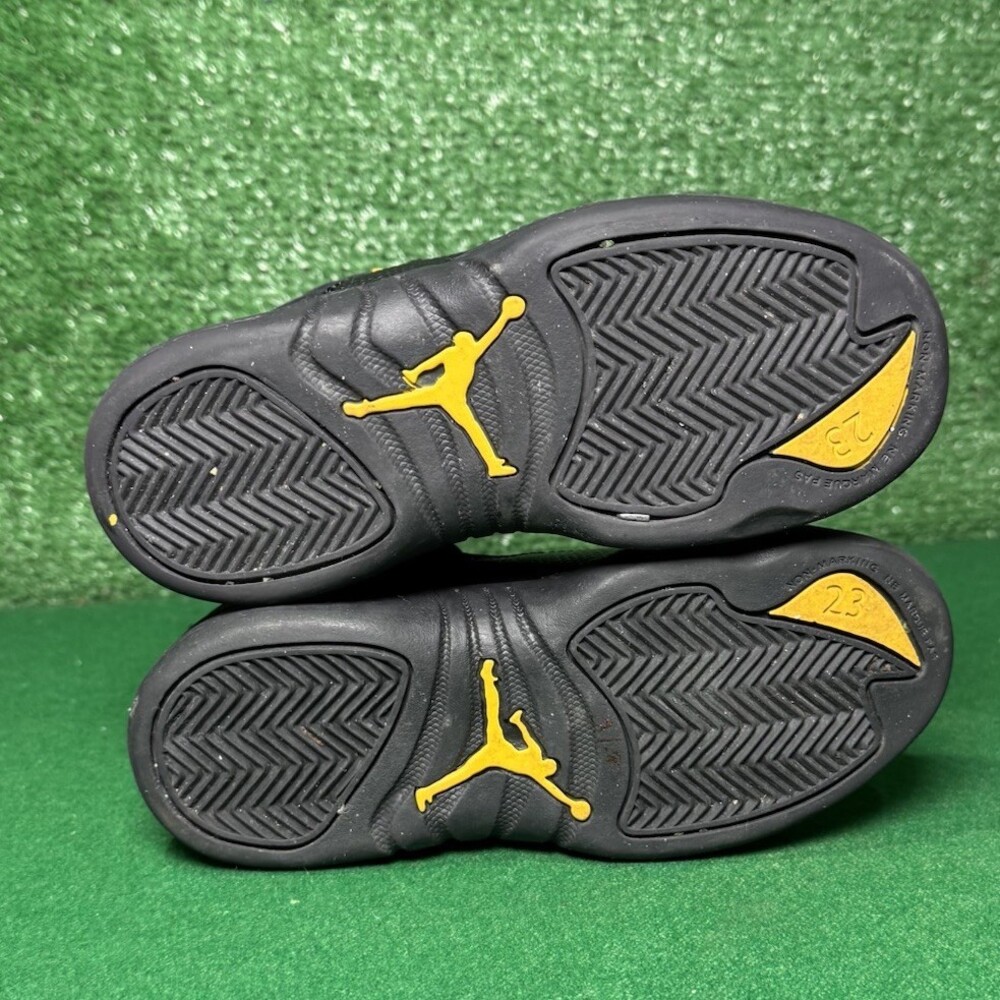 Nike Air Jordan 12 Retro Black Taxi 151186-071 Preschool Kids Size 12C - Picture 5 of 6